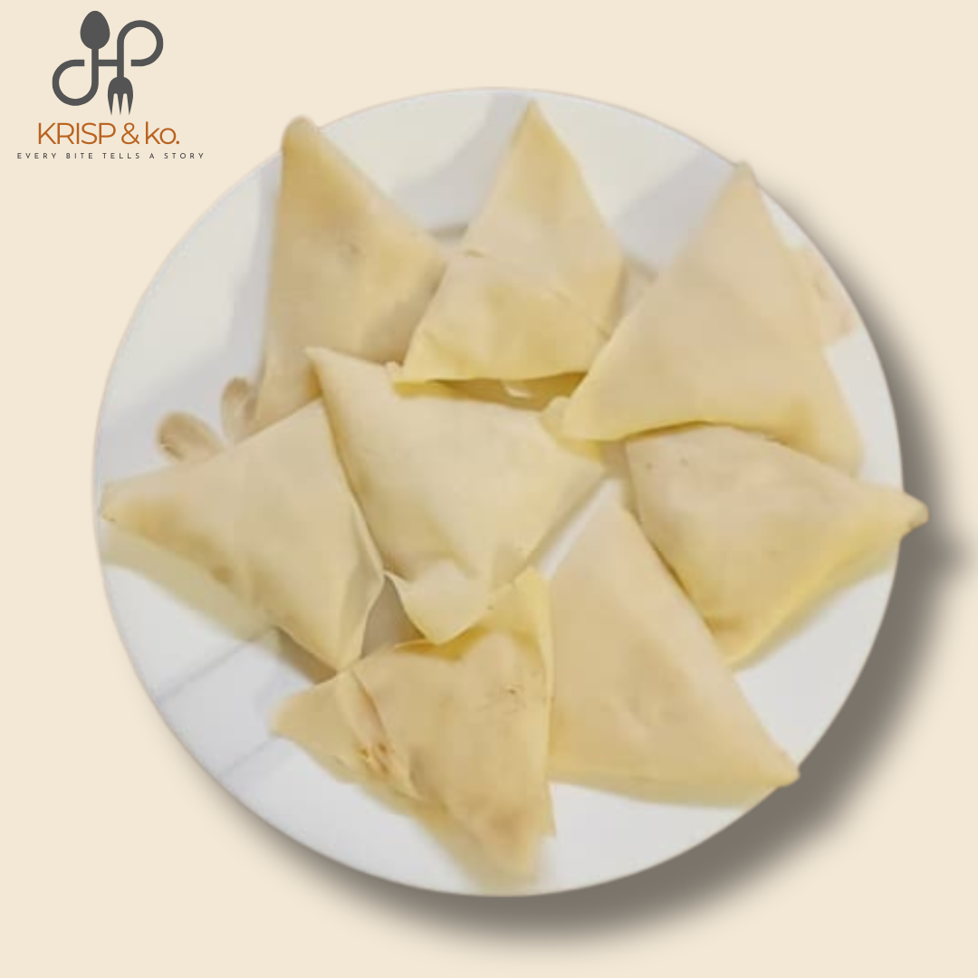 Chiken Pizza Samosa 12 Pcs