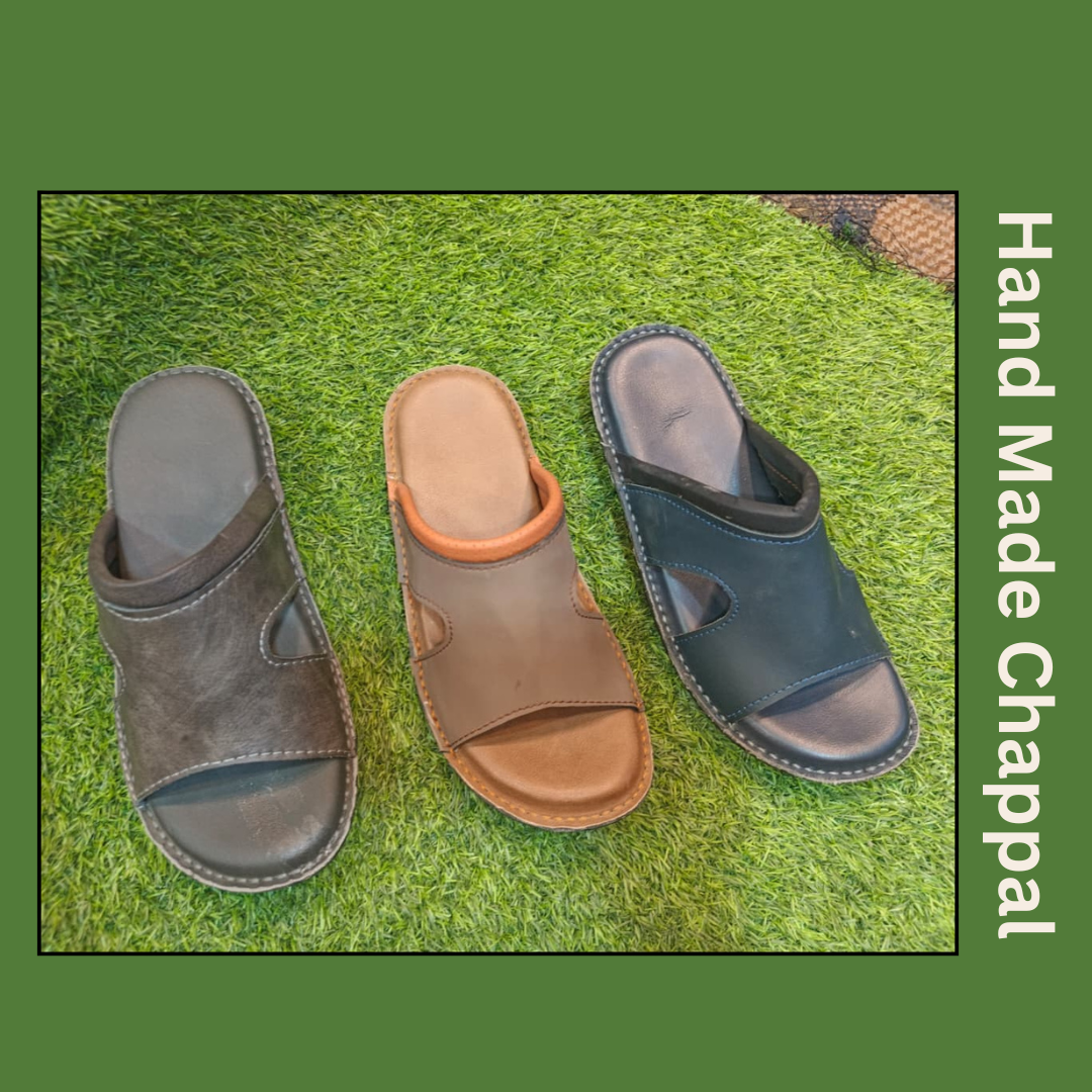 Rustic Handmade Leather Chappal