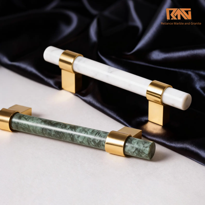Natural Marble Handles, Wardrobe Pulls, Brass Cabinet Knob and Handles(Get Quote )