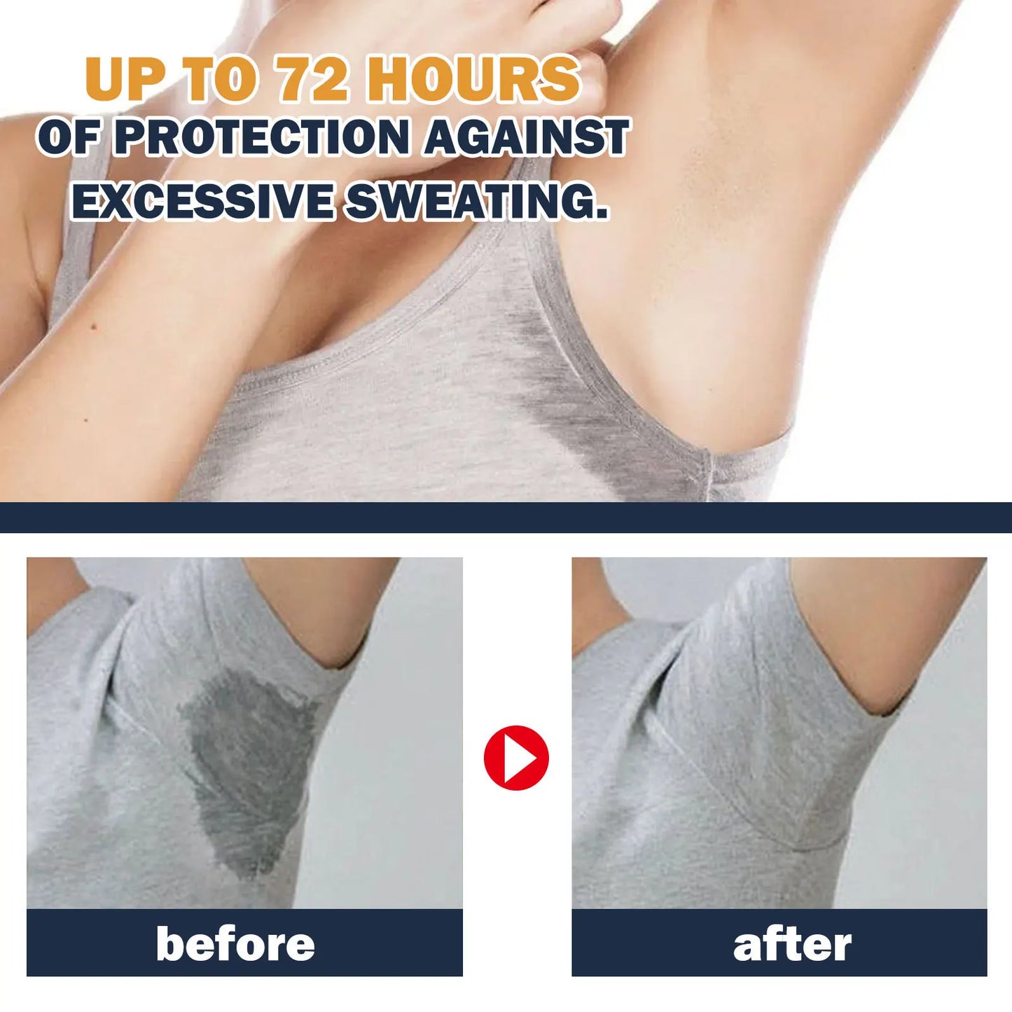 EELHOE Armpit Antiperspirant Body Odor Sweat Deodorant Stick Feet Sweating Remover Deodorizer Eliminate Underarm Antiperspirants