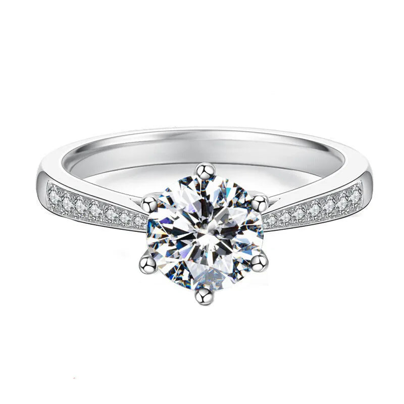 925 Sterling Silver Zircon Adjustable Rings For Women Wedding Luxury Jewelry Accessories News Trends 2023 Free Shipping Offers