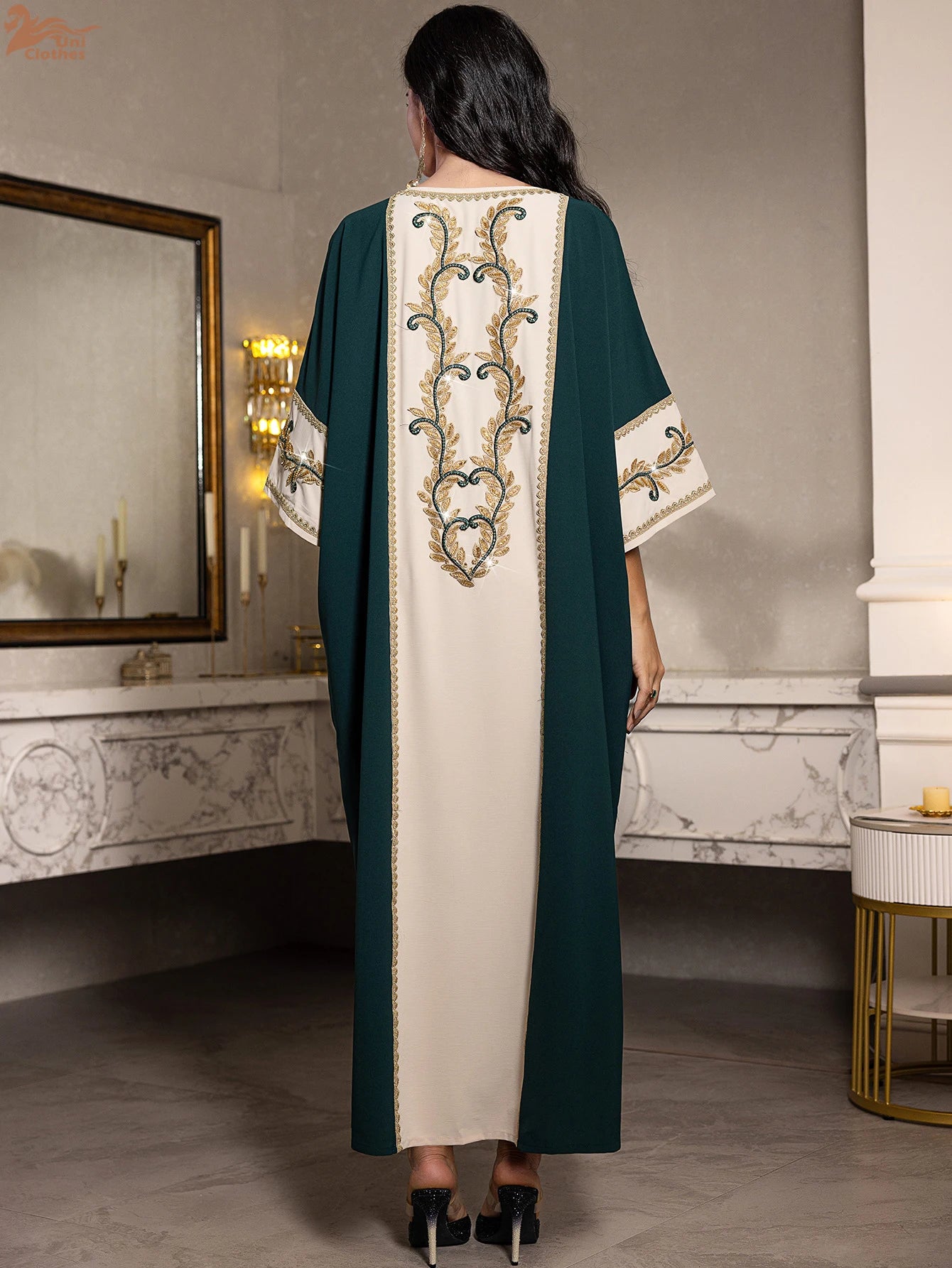 Women Cardigan Abaya 2024 Beads Embroidered Dress Party Eid Dresses Dubai Arab Ramadan Abayas Caftan Kaftan Maxi Vestidos 