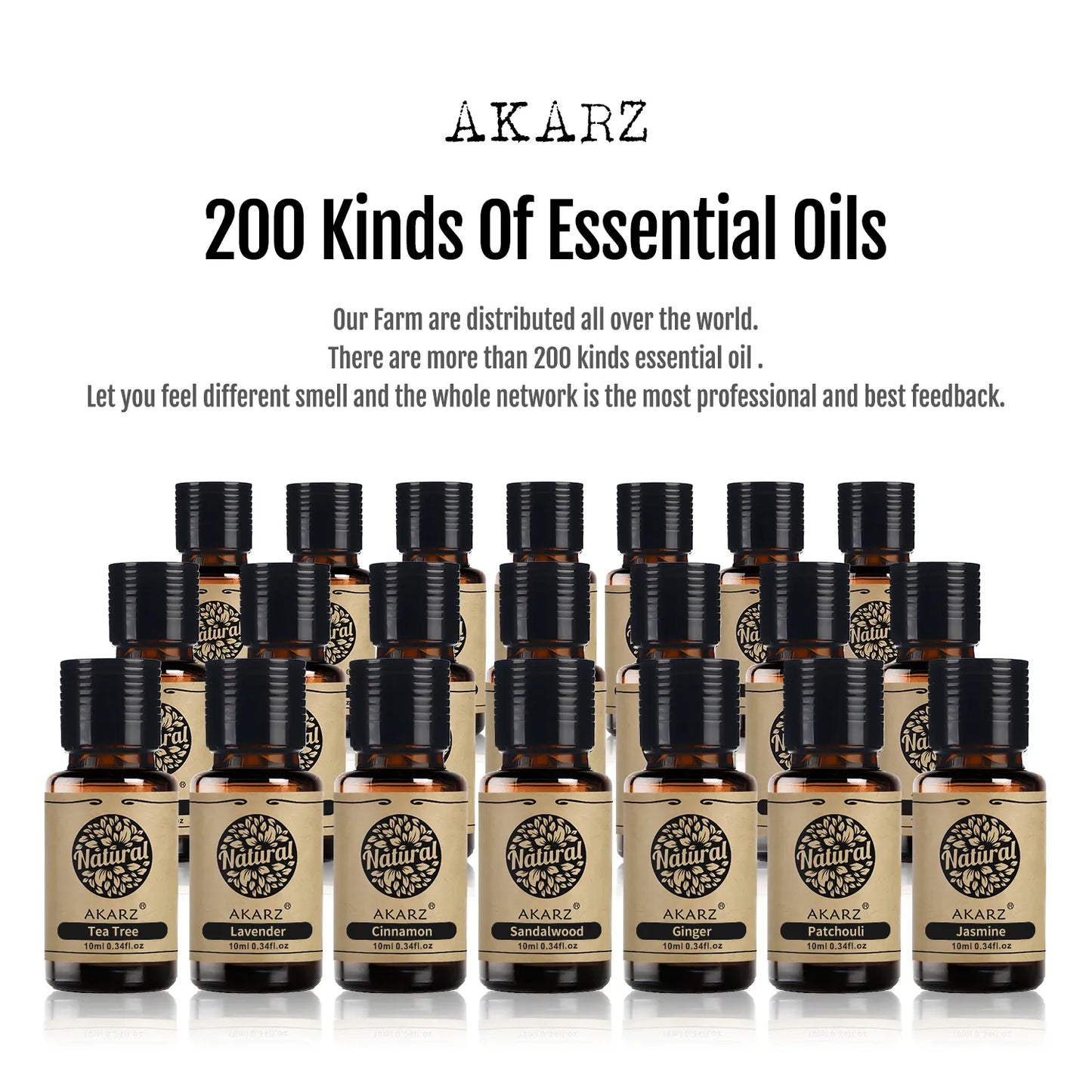 AKARZ Professional Hot Sale Essential Oils Aromatic for Aromatherapy Diffusers Face Body Skin Care Massage Aroma Perfume Oil