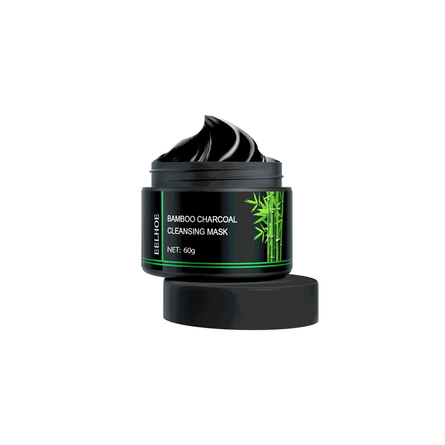 EELHOE Facial Blackhead Remover Mask Bamboo Charcoal Shrinking Pores Acne Treatment Oil Control Nose Cleansing Peel Off Mask Gel