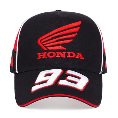 New Motorcycle Racing Honda 93 baseball cap Men's and Women's Summer fashion Embroidered Sun Hat Outdoor Sports Hat