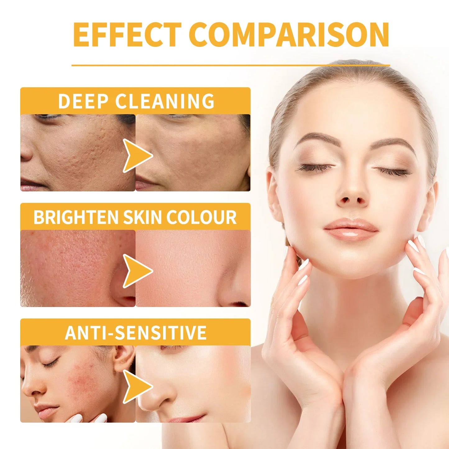 EELHOE Blackhead Remover Mask Honey Tearing Peeling Mask Dead Skin Clean Pores Acne Treatments Oil Control Nourishing Face Care