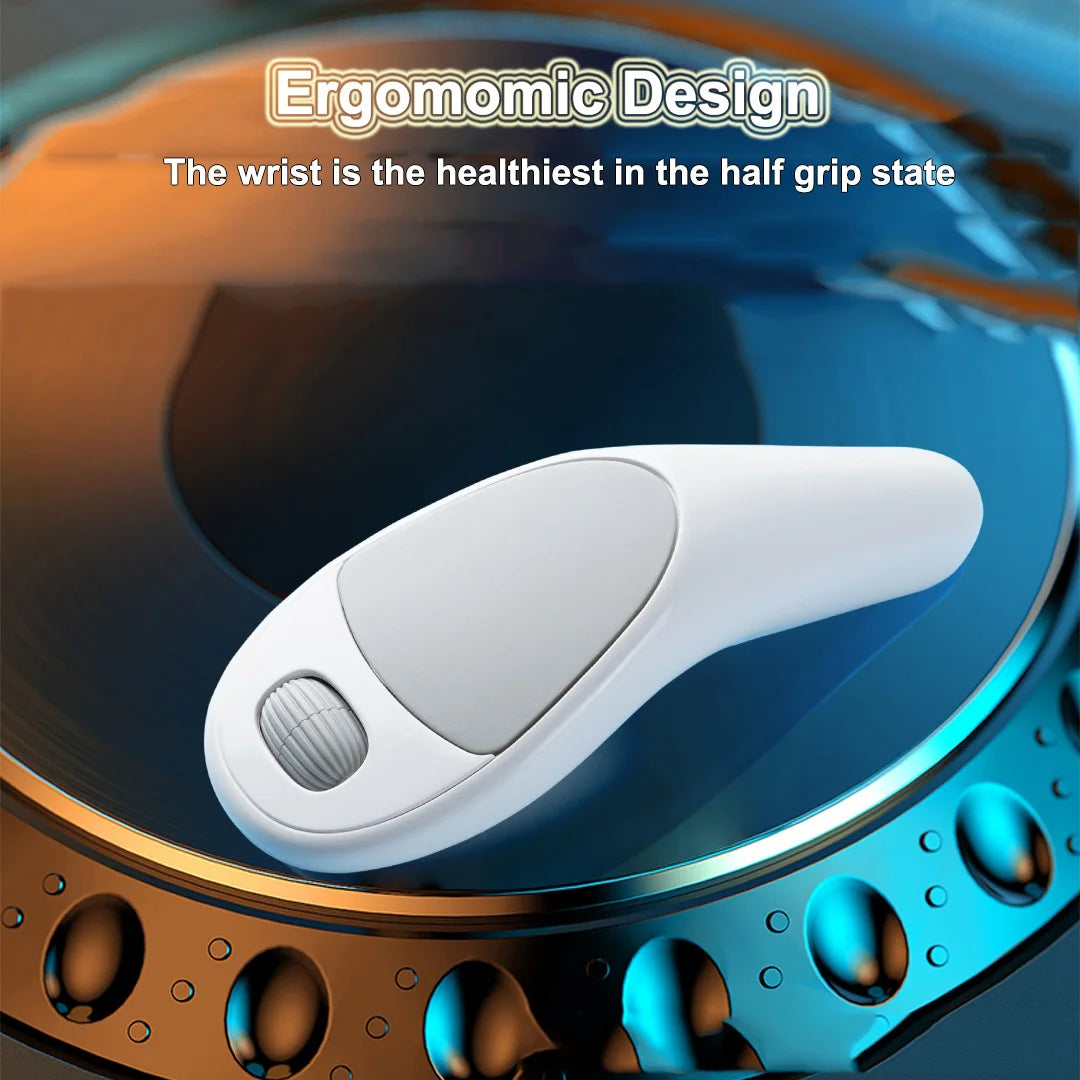 Bluetooth Wireless Air Mouse Rechargeable Type-C Ergonomic Mice Touch Control Thumb Finger Mini Mouse For Phone IPad Tablet IOS