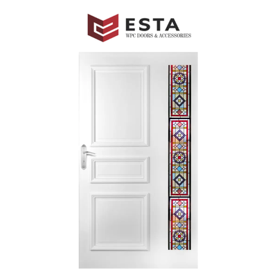 Premium Glass Panel WPC Door( Get Quote )
