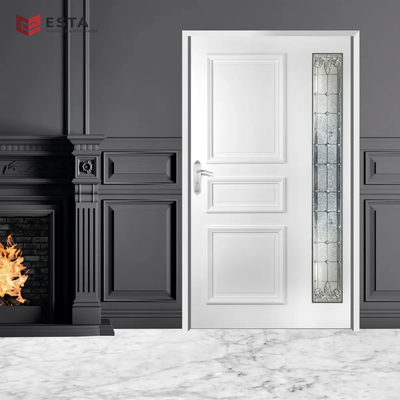 Premium Glass Panel WPC Door( Get Quote )