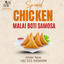 Chiken Mali Boti Samosa 12 Pcs