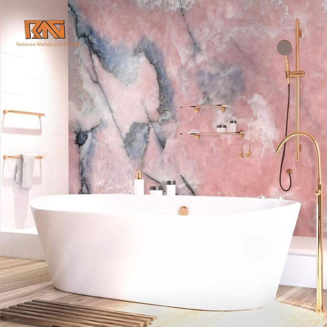 Afghan  Pink Onyx Marble  (Get Quote )