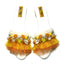 Orange Frill Slippers