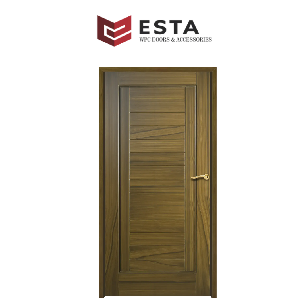 Premium Horizontal Grain WPC Door with Wood Finish( Get Quote)