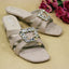 Peach Fancy Slippers For Women