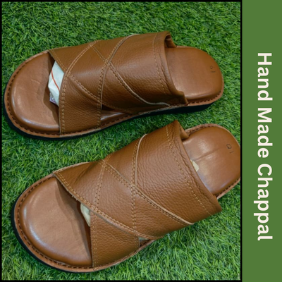Camel Brown Handcrafted  Chappal