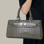 2023 New Premium Fashion Headlayer Cowhide Crocodile Print Handheld Women's Bag Oblique Straddle Women's Bag