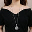 Long Chain Necklace Set for Women Luxury Cubic Zirconia Bridal Jewelry Set Wedding Accessories