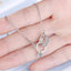 S925 Silver Plated Zircon Double Circle Charm Bracelet&Bangle For Women Elegant Party Jewelry Gift Pulseras sl130