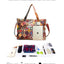 2021 Multi-Colorful Quality Leather Brand Luxury Ladies Patchwork Large Purse Handbag Shoulder bag Women Design Tote bag 668