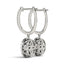 Huitan New Wedding Trend Eternity Earrings for Women Full Bling Cubic Zirconia Simple Elegant Lady's Accessories Classic Jewelry