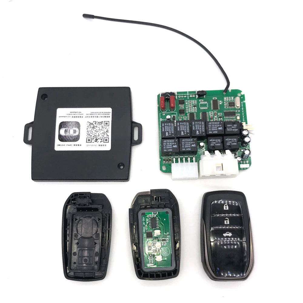 APP control automatic start and stop keyless entry system, engine start alarm system, one key start auto parts
