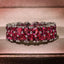 New Arrival Big Bling Red Zircon Stone Rings for Women Fashion Wedding Engagement Ring Hip Hop Jewelry gift