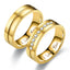 Fashion Stainless Steel Couple Engagement Rings For Women Men Crystal I LOVE YOU Ring 2021 Wedding Jewelry Gift