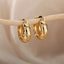 Stainless Steel Snake Hoop Earrings For Women Gold Plated Snake Stud Earring Trendy Design Wedding Party Animal Jewelry Gift