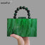 Beaded Bag Handle China Factory Seller Women Acrylic Purse Handbag Box Clutches Evening Lady Party Travel Beach Female Flap Bags