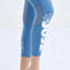 Summer New Tight Yoga Pants Female Mesh Stitching Pilates Leggings Letter Printing Elastic Thin Running Fitness Leggings Women