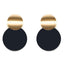 Fashion Women Geometric Statement Gold Metal Clip on Earrings Trendy Earings Jewelry