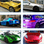 10/30x100cm Chrome Mirror Vinyl Wrap Film Car Sticker Decal DIY Car Bike Motor Body Cover Wrapping Film Automobiles Accessories