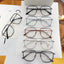 SO&EI Retro Double Bridges Square Women Anti-Blu-Ray Glasses Frame Fashion TR90 Spring Hinge Men Optical Frame Computer Glasses