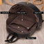 WESTAL Crazy Horse Leather Backpack for Woman Round Mini Schoolbag Backpack Purse Antitheft Rucksack Ladies Designer Backpacks