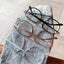 SO&EI Retro Double Bridges Square Women Anti-Blu-Ray Glasses Frame Fashion TR90 Spring Hinge Men Optical Frame Computer Glasses