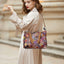 2021 Multi-Colorful Quality Leather Brand Luxury Ladies Patchwork Large Purse Handbag Shoulder bag Women Design Tote bag 668