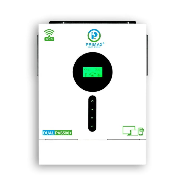 PRIMAX GALAXY DUAL PV6500+ 5.6KW HYBRID SOLAR INVERTER 5.6KW With 6500W MPPT Solar Charge Controller - The Saver Hub