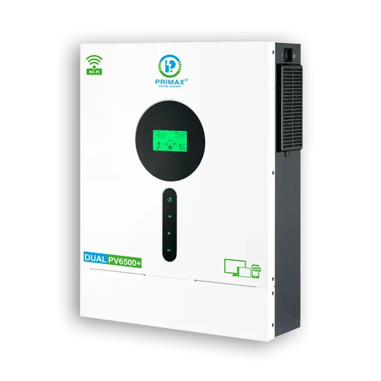 PRIMAX GALAXY DUAL PV6500+ 5.6KW HYBRID SOLAR INVERTER 5.6KW With 6500W MPPT Solar Charge Controller - The Saver Hub