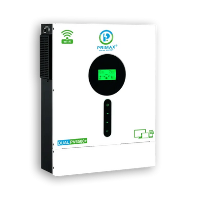 PRIMAX GALAXY DUAL PV6500+ 5.6KW HYBRID SOLAR INVERTER 5.6KW With 6500W MPPT Solar Charge Controller - The Saver Hub