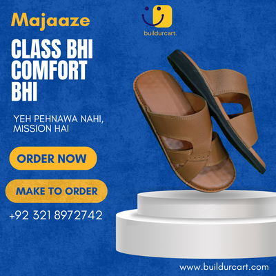 Camel Brown Handcrafted  Chappal