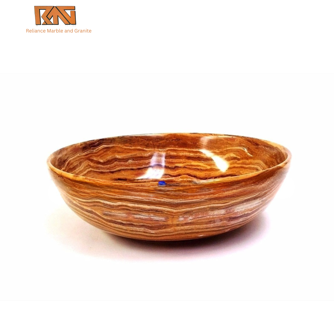 Multibrown Onyx Marble Bowl (Get Quote )