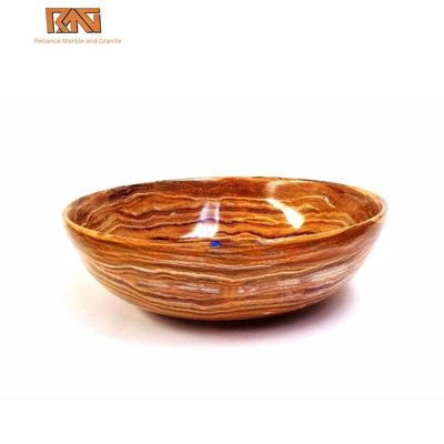 Multibrown Onyx Marble Bowl (Get Quote )