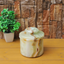 White Onyx Stone Butter Dish with Lid (Get Quote )