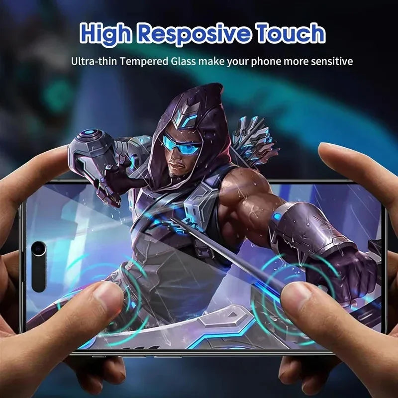 5Pcs Full Cover Privacy Screen Protector For iPhone 15 14 11 12 13 Pro Max 12 13 Mini XR X XS MAX 7 8 15 16 Plus Anti-spy Glass