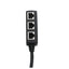 RJ45 Ethernet Splitter Cable 1 Male to 3 Female Ethernet Splitter for Cat5 Cat6Ethernet Socket Connector Adapter