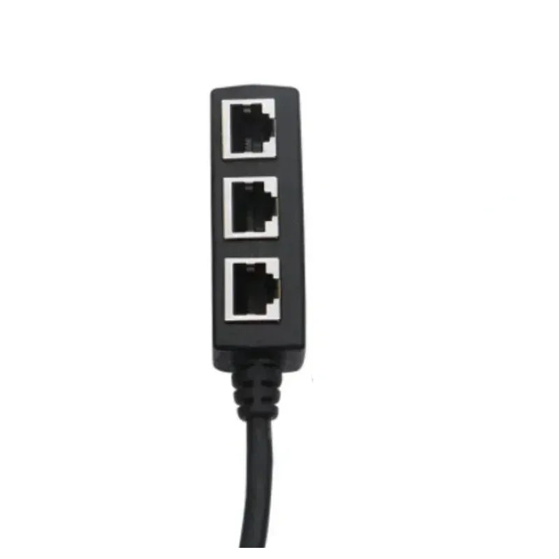 RJ45 Ethernet Splitter Cable 1 Male to 3 Female Ethernet Splitter for Cat5 Cat6Ethernet Socket Connector Adapter