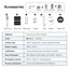 V1 Pro+ Version Adjustable TUYA or TTLock APP Fingerprint Password Digital RFID Card Cylinder Smart Door Lock for Home Hotel