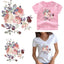 Beautiful Chinese rose Iron On Transfer DIY Washable Thermal Sticker On T-shirt Bag Color Fine Patch For Clothing Top Applique