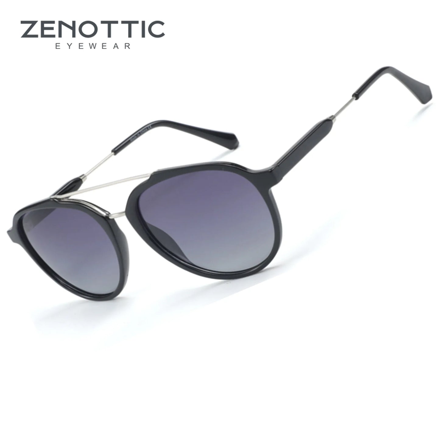 ZENOTTIC Fashion Aviator Polarized Sunglasses for Men Women Premium Metal Frame Pilot Sun Glasses UV 400 Protection Shade 430004