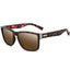 Fashion Wrap Square Frame Retro Decorative Photochromic Classic Sunglasses Women Men Versatile Pattern Sunglasses UV400 Goggles